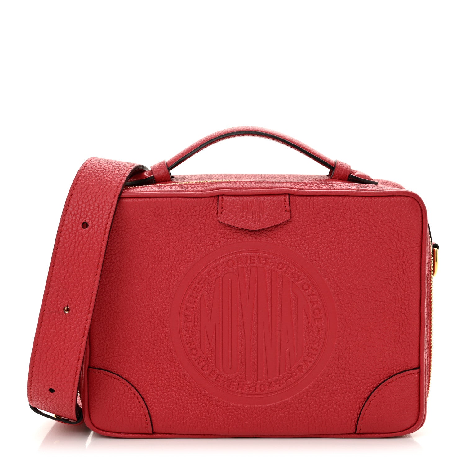 Moynat Taurillon Camera Bag Red 1 of 10