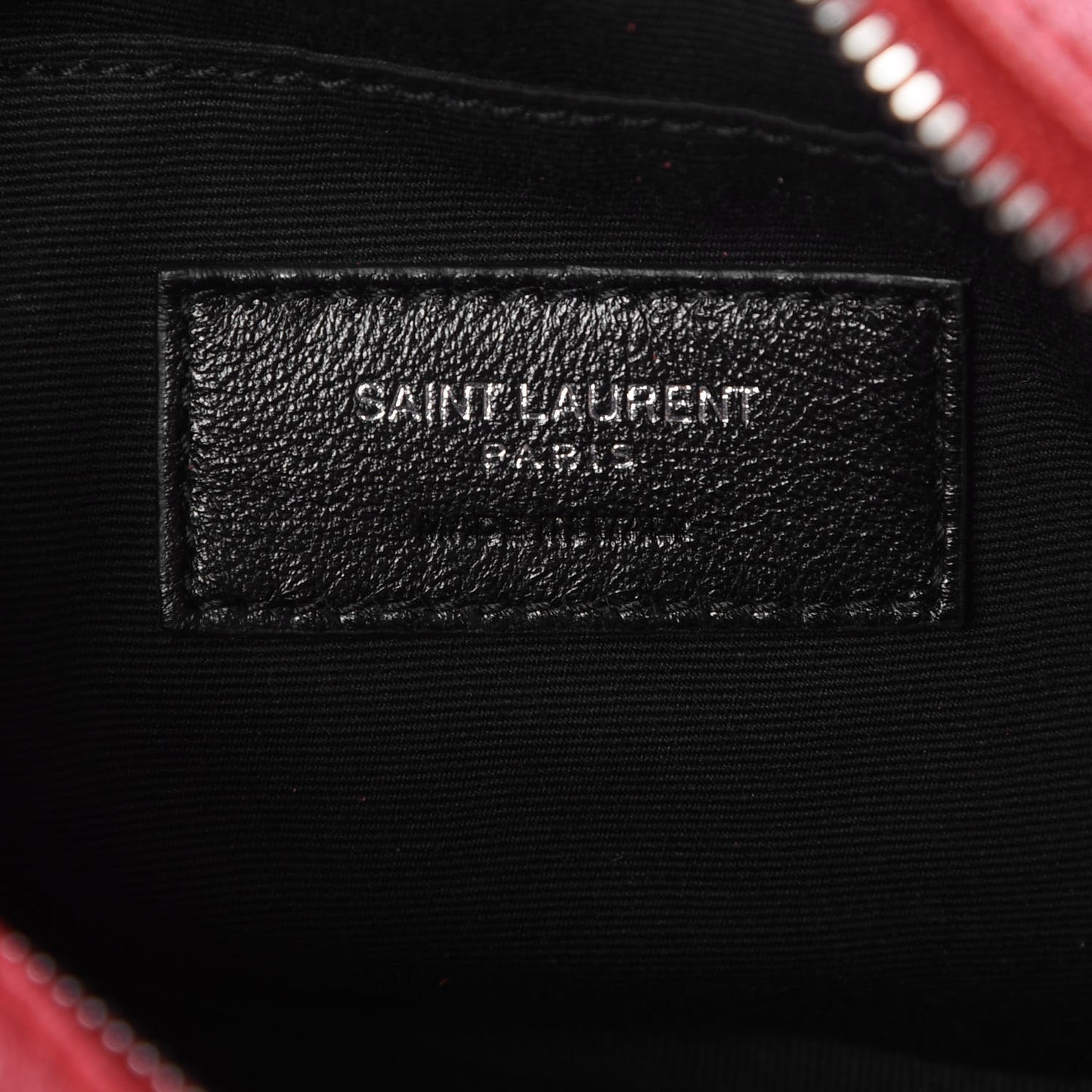 Lambskin Monogram Lou Belt Bag Red