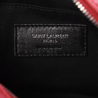 Saint Laurent Lambskin Monogram Lou Belt Bag Red 6 of 7