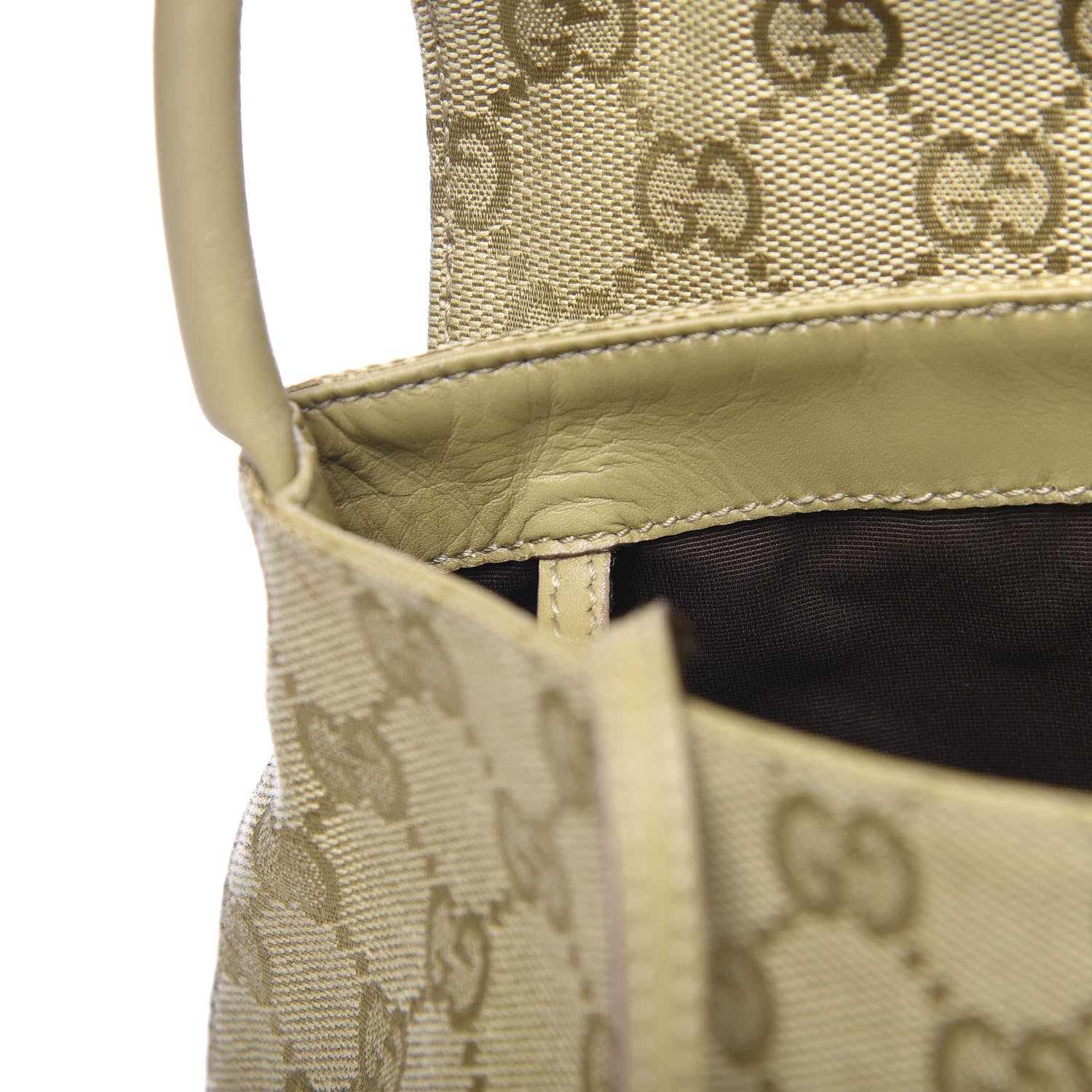Gucci Monogram Medium Shoulder Bag Beige 7 of 12