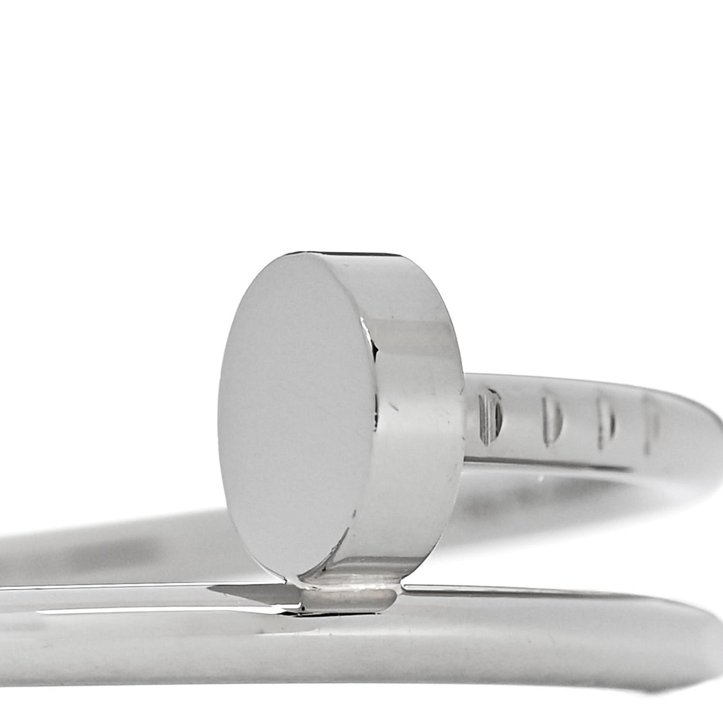 18K White Gold Small Juste Un Clou Ring 60 9
