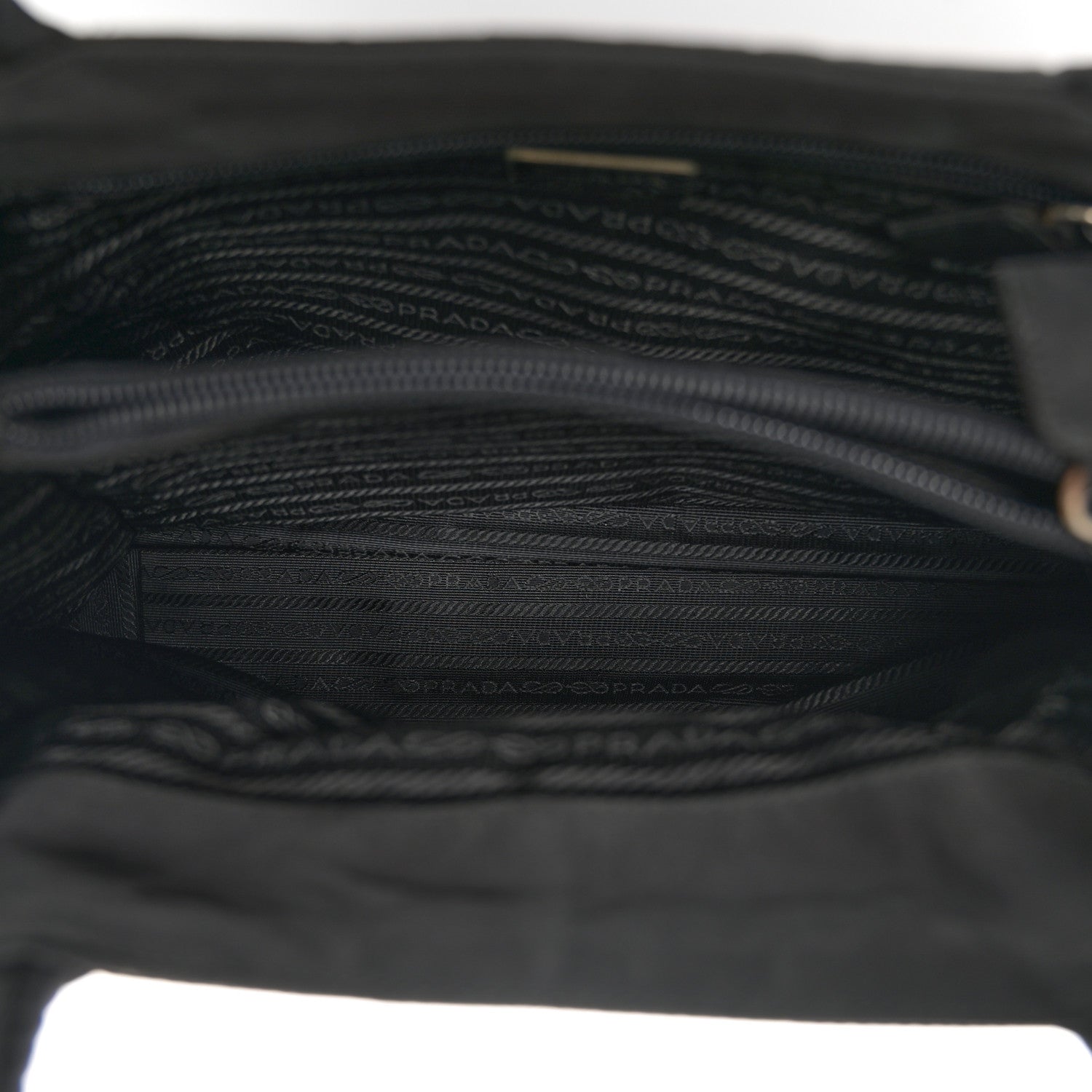 Prada Tessuto Nylon Tote Black 5 of 10