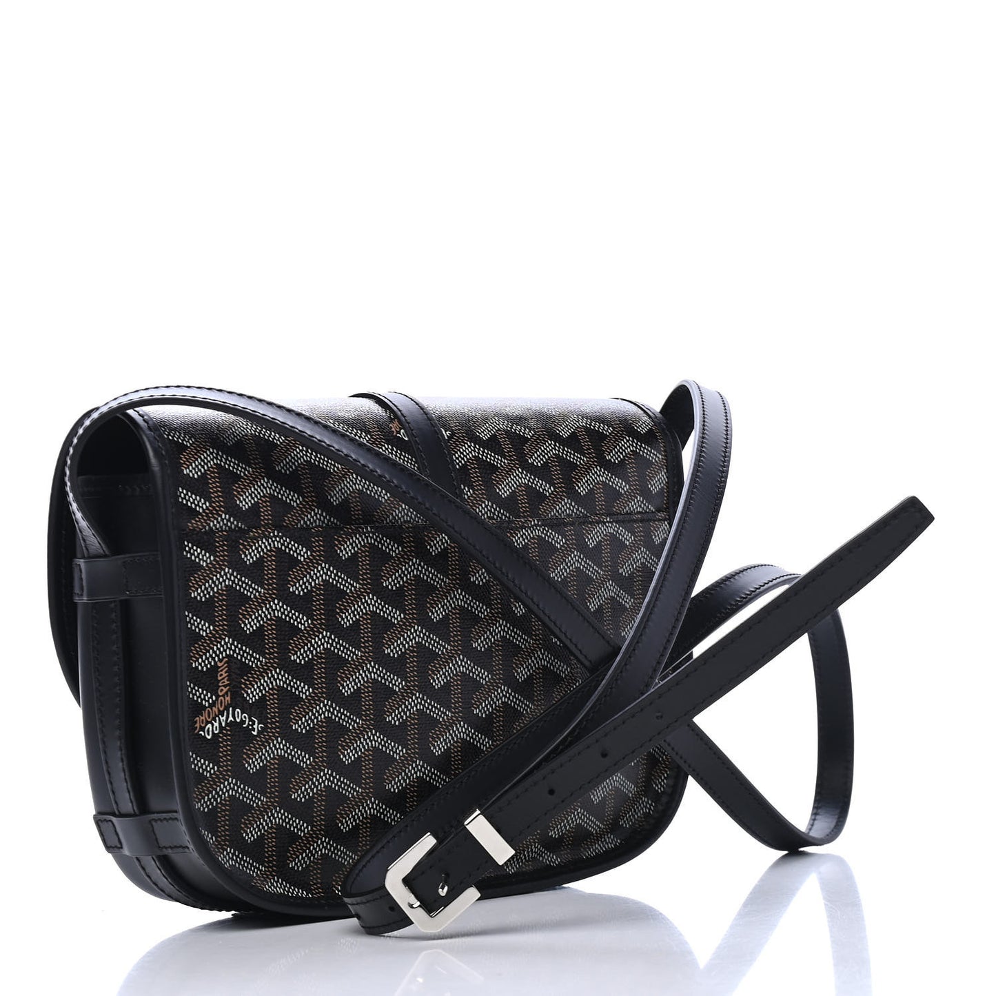 Goyardine Belvedere II PM Messenger Bag Black