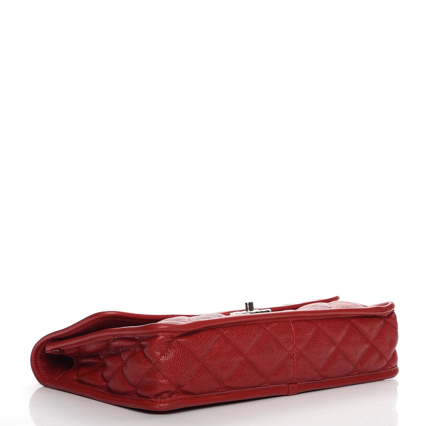 Caviar Large French Riviera Flap Red