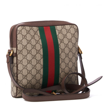 Gucci GG Supreme Monogram Web Small Ophidia Messenger Bag Brown 2 of 8