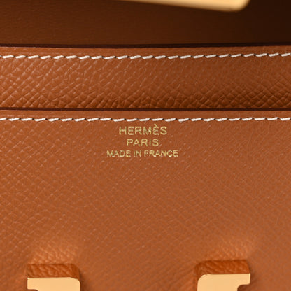 Hermes Epsom Constance Long Wallet To Go Gold 6 of 11
