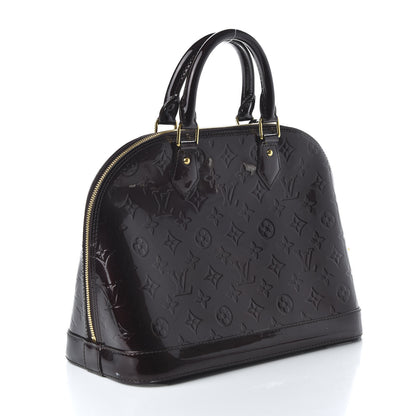 Louis Vuitton Vernis Alma PM Amarante 3 of 9