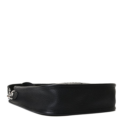 Hermes Taurillon Clemence Evelyne TPM Black 3 of 12