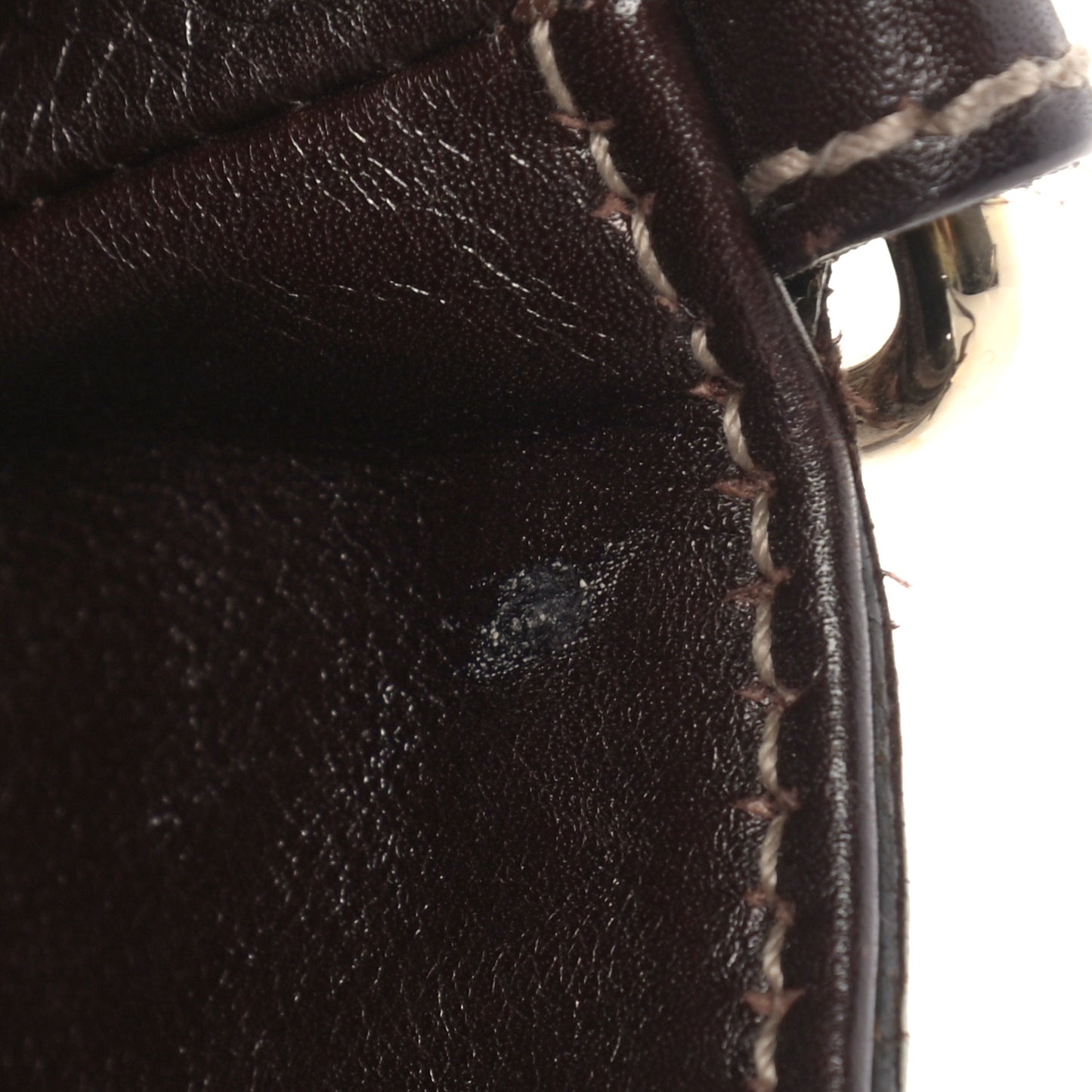 Calfskin Medium Britt Tote Dark Brown
