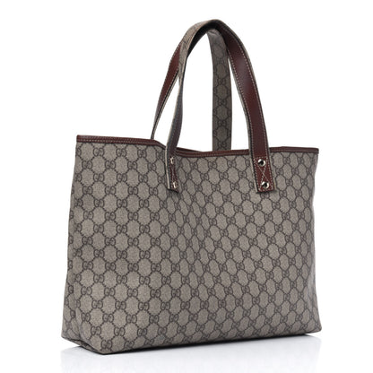 Gucci GG Plus Monogram Medium Signature Web Loop Tote Brown 3 of 15