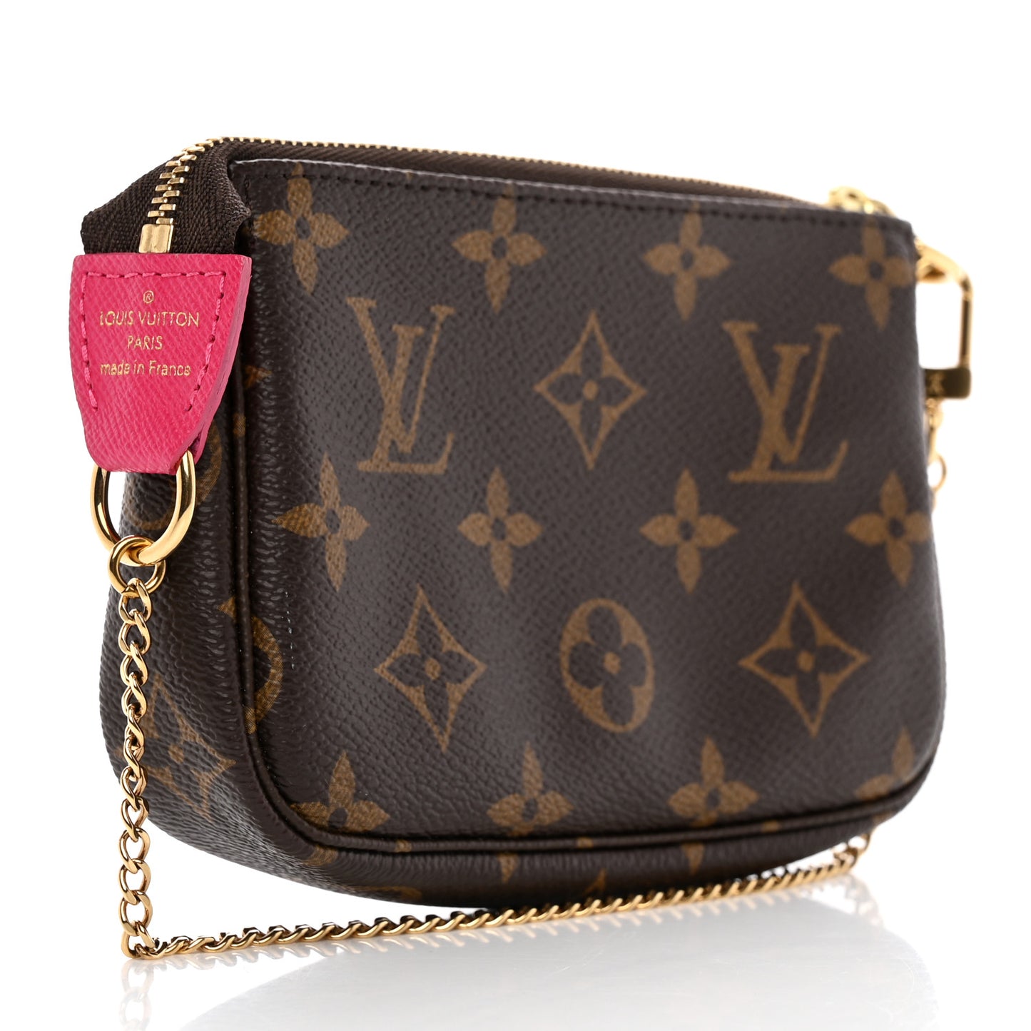 Monogram 2019 Christmas Animation Mini Courchevel Pochette Accessories Fuchsia