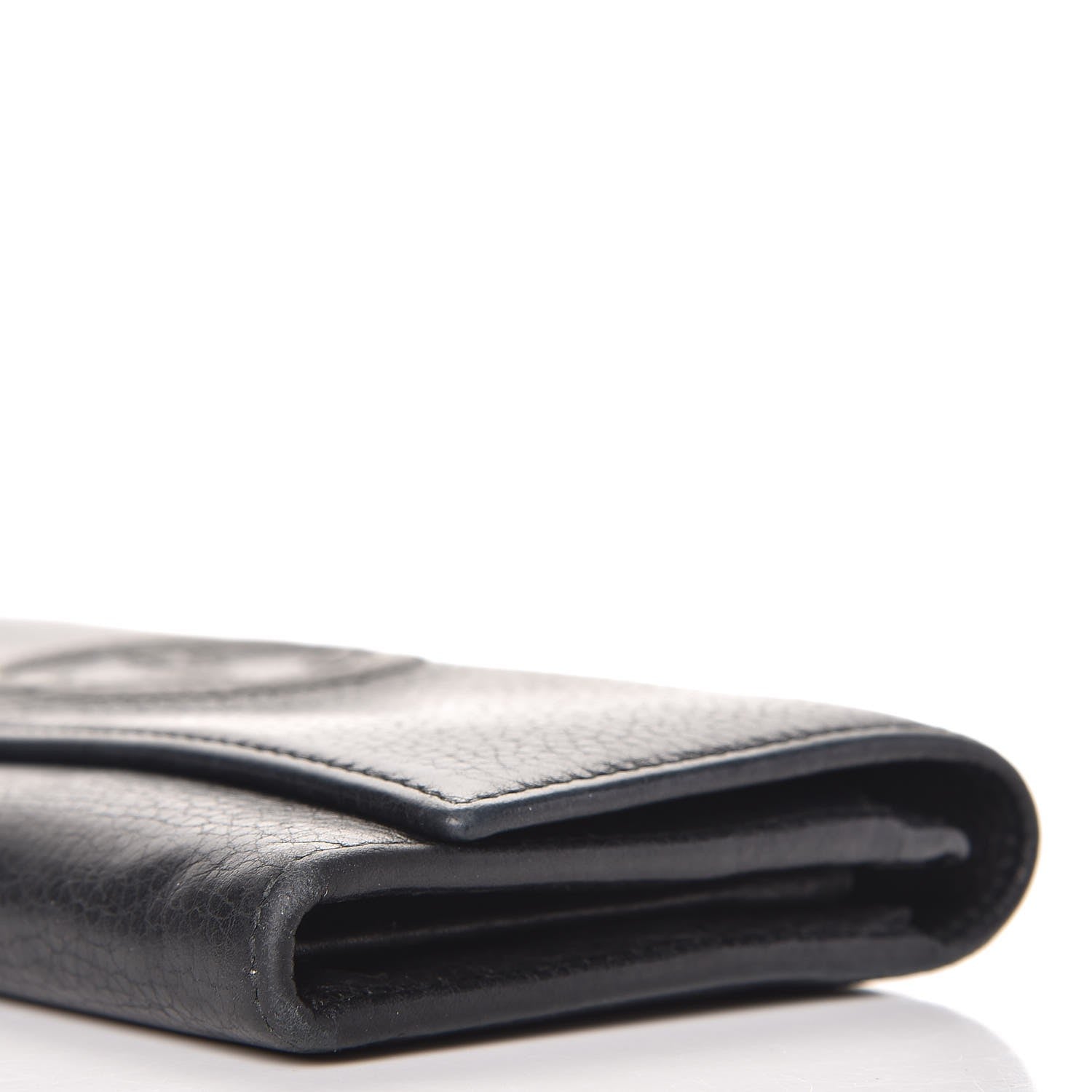 Gucci Pebbled Calfskin Large Soho Continental Wallet Black 14 of 15