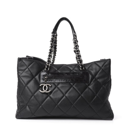 Chanel Caviar Quilted Coco Casual Tote Black 1 of 12