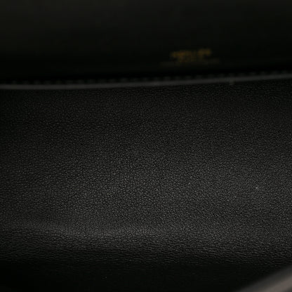 Hermes Swift Kelly Pochette Clutch Black 4 of 7