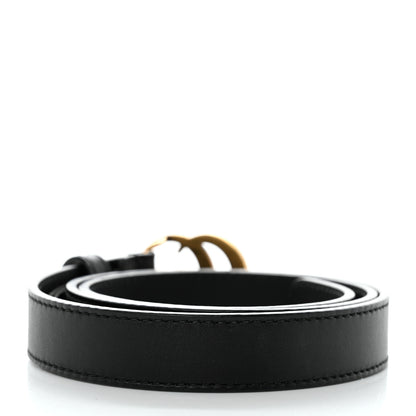 Gucci Calfskin Double G 20mm Belt 70 28 Black 2 of 6