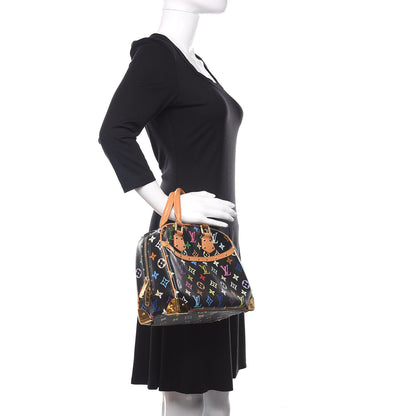 Louis Vuitton Monogram Multicolor Trouville Black 2 of 10