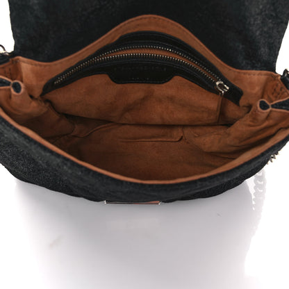 Stella McCartney Shaggy Deer Quilted Small Beckett Chain Shoulder Bag Black 5 of 9