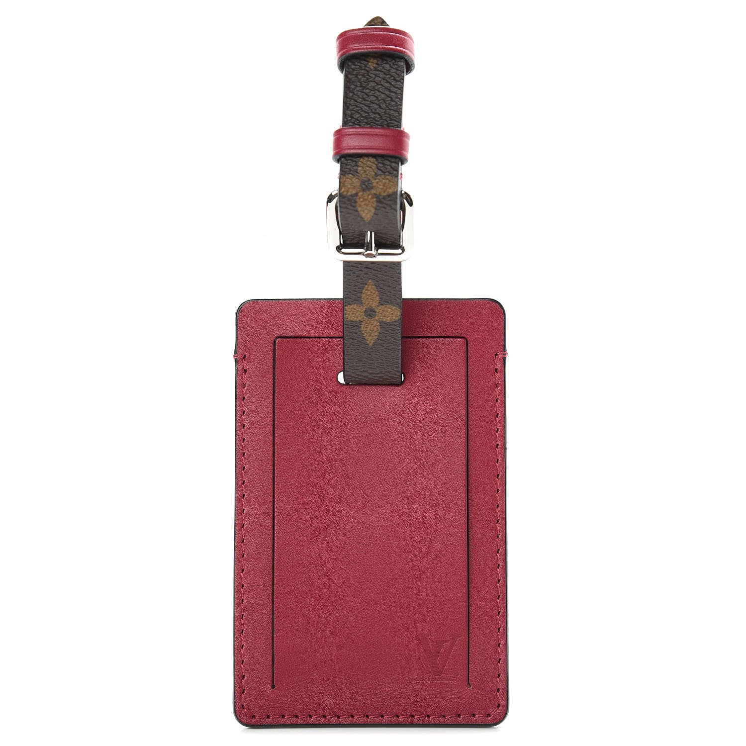 Louis Vuitton Calfskin Monogram Luggage Tag Fuchsia 1 of 4