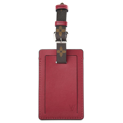 Louis Vuitton Calfskin Monogram Luggage Tag Fuchsia 1 of 4