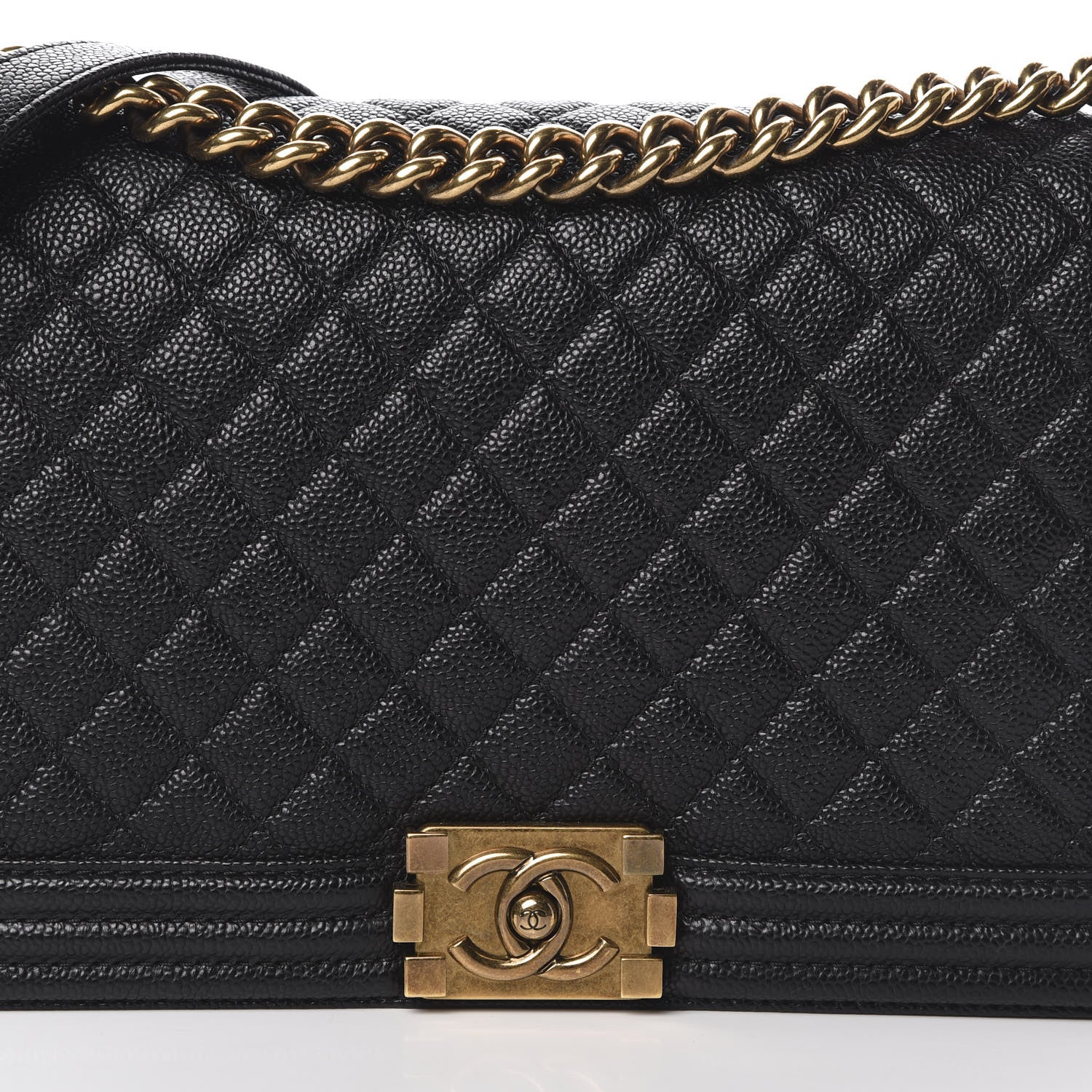 Chanel Caviar Quilted New Medium Boy Flap Black 8 of 11