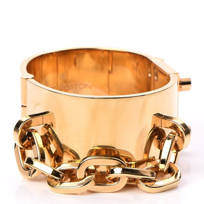 Louis Vuitton Lock Me Manchette Chain Cuff 4 of 8