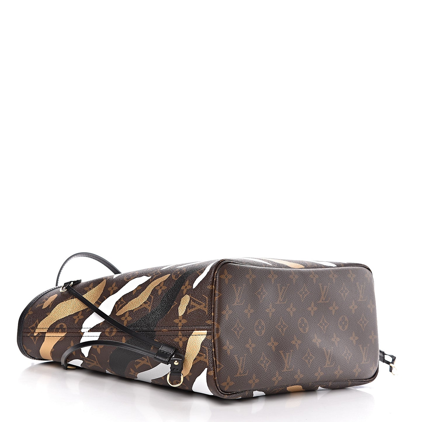 X LOL Monogram Neverfull MM Gold Silver