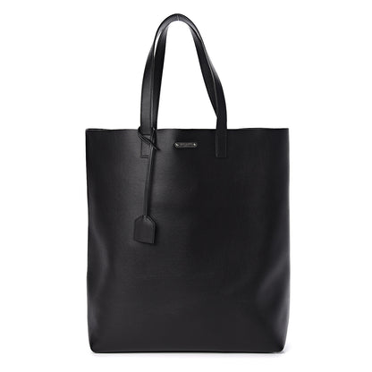 Saint Laurent Calfskin Bold Shopping Tote Black 3 of 11