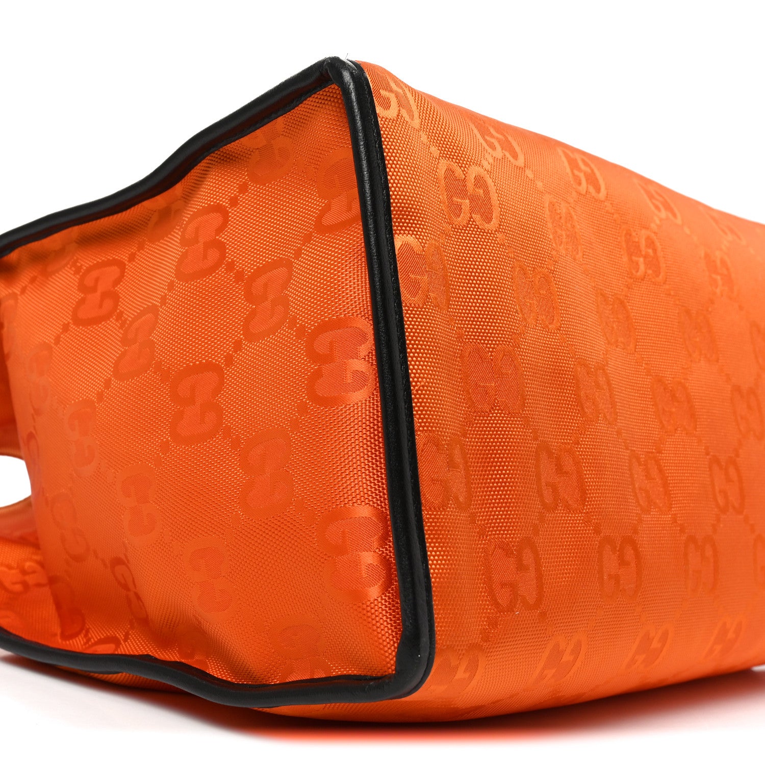 Gucci Econyl Nylon Monogram Large Off The Grid Tote Bag Carrot Orange Black 9 of 10