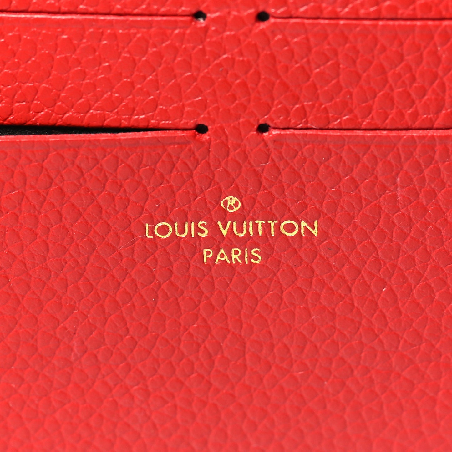 Calfskin Felicie Card Holder Insert Cherry