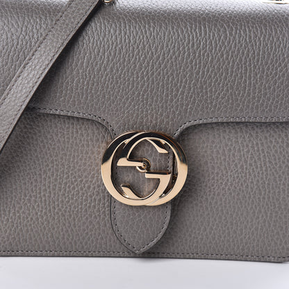 Gucci Dollar Calfskin Small Interlocking G Shoulder Bag Loess 10 of 10