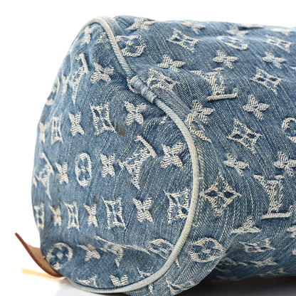 Louis Vuitton Monogram Denim Neo Speedy Blue 8 of 12