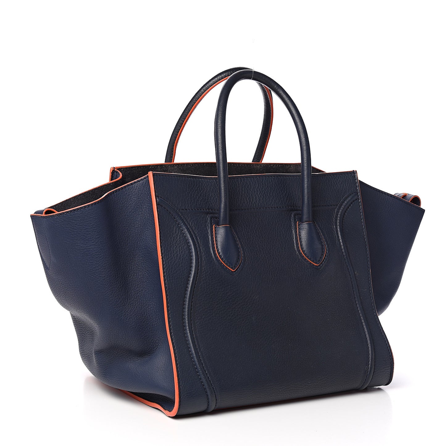 Supple Calfskin Small Phantom Luggage Midnight
