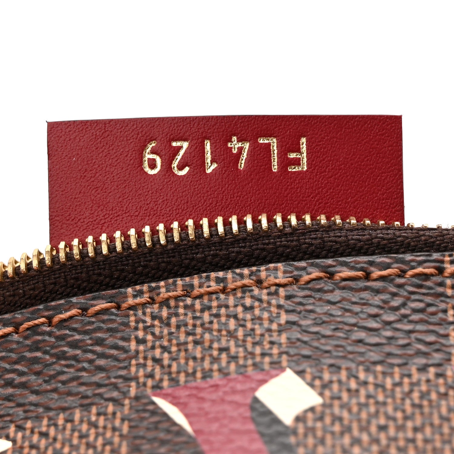 Louis Vuitton Damier Ebene Belmont Pochette Cherry Berry 7 of 7