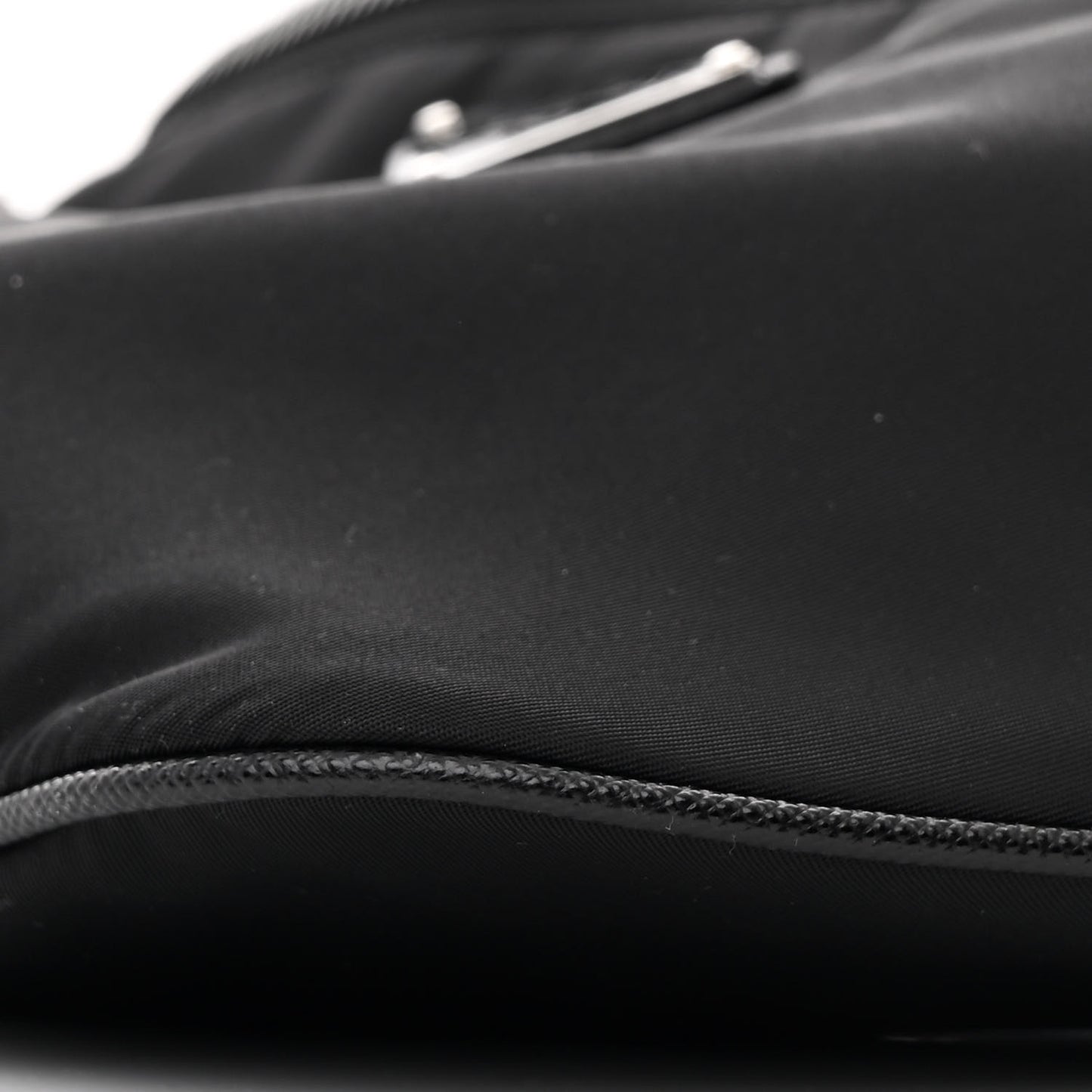 Re-Nylon Saffiano Belt Bag Black