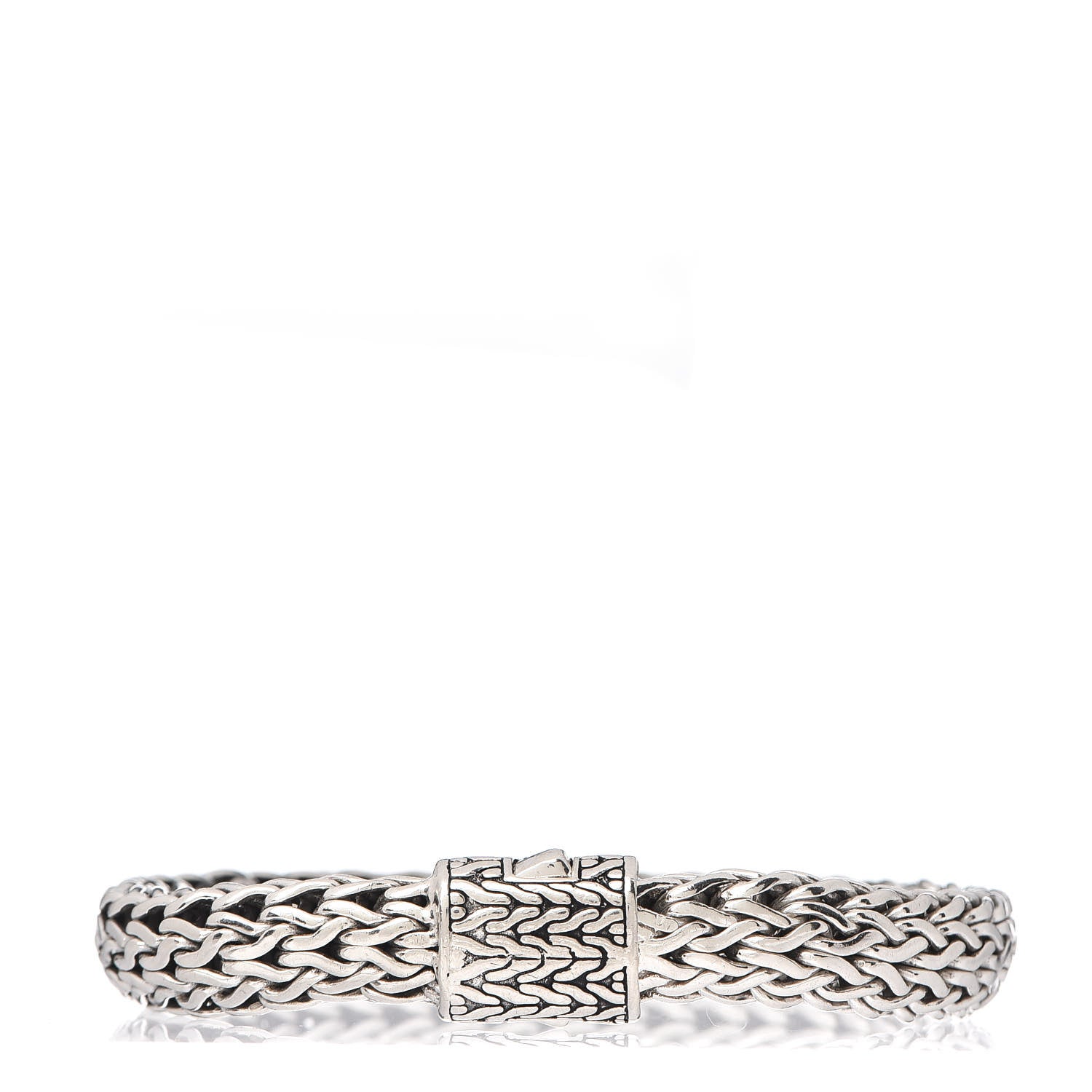 John Hardy Sterling Silver 10.5mm Classic Chain Bracelet 1 of 5