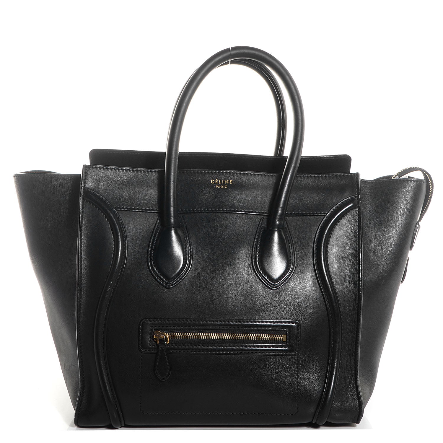 Celine Smooth Calfskin Mini Luggage Black 1 of 9