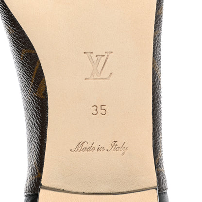 Louis Vuitton Monogram Lambskin Patent Joy Ballerina Flats 35 Black 6 of 8