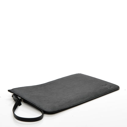 Louis Vuitton Epi Neverfull Pochette MM GM Black 4 of 6