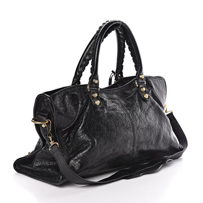 Balenciaga Agneau Giant 12 Gold Hardware Part Time Black 3 of 8