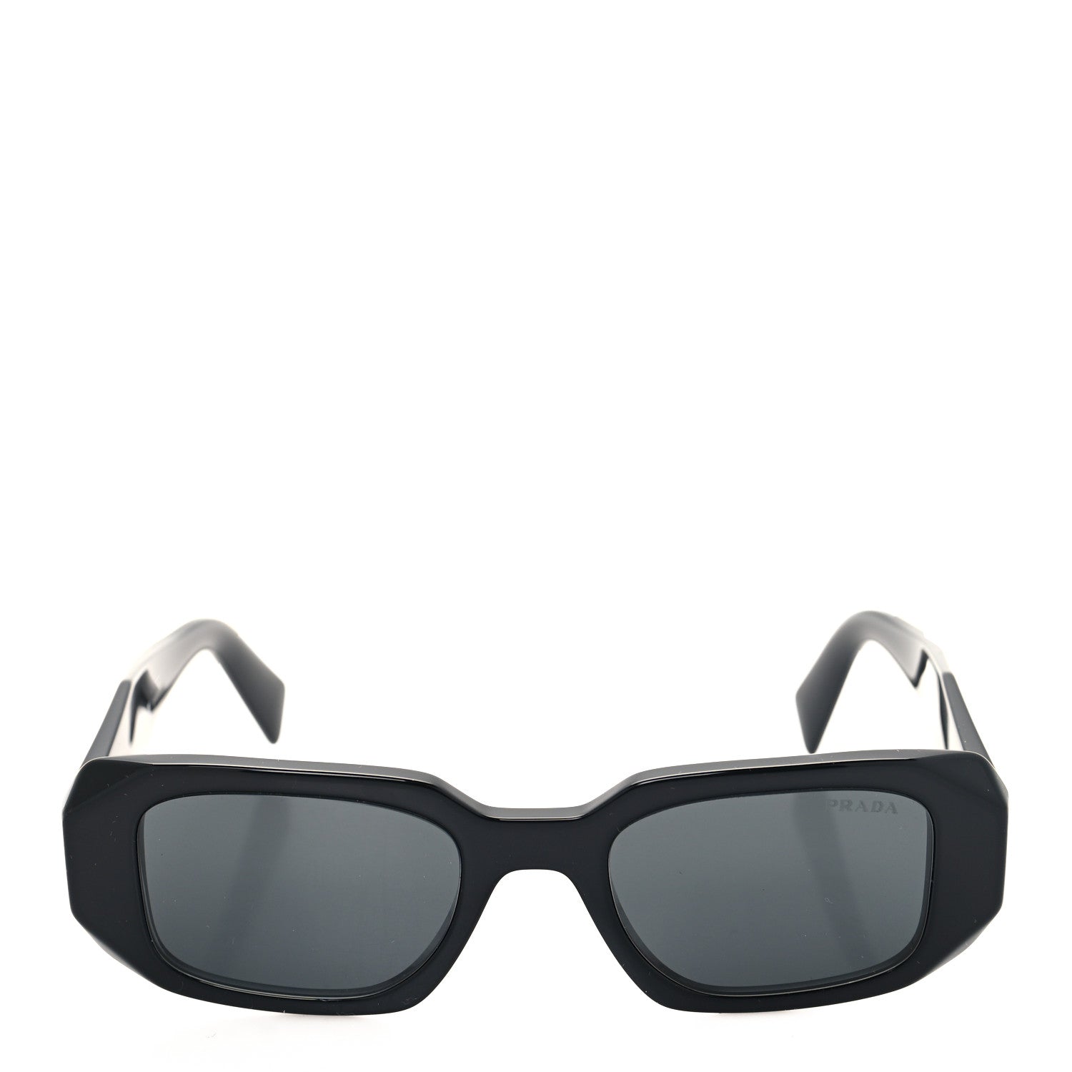 Prada Acetate Symbole Sunglasses SPR 17W Black 2 of 8
