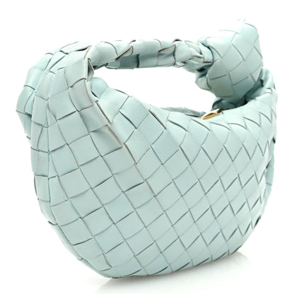 Bottega Veneta Nappa Intrecciato Mini Jodie Teal Washed 3 of 9