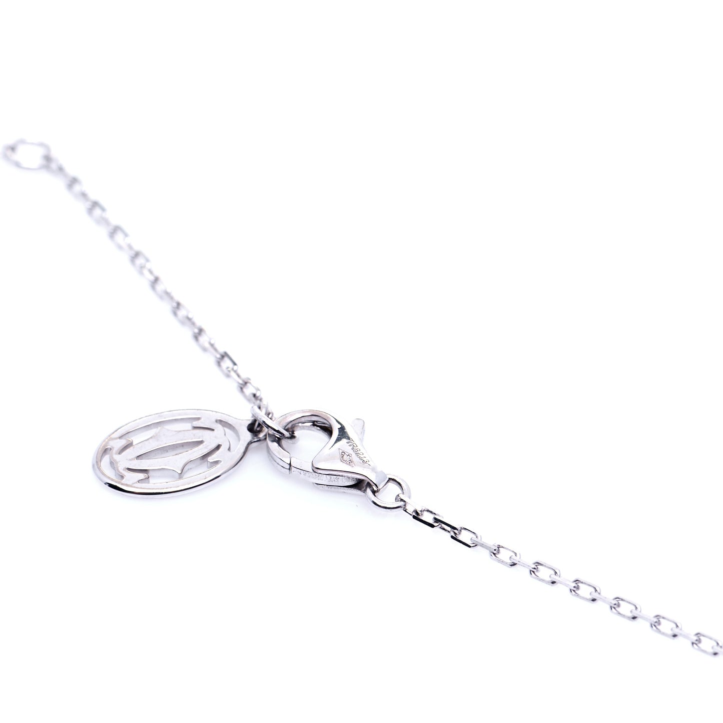 18K White Gold Diamond SM D'Amour Pendant Necklace
