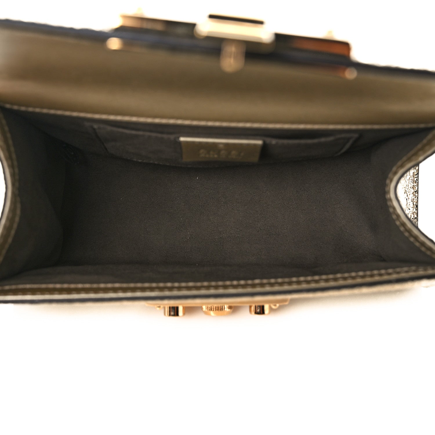 Gucci Galassia Small Padlock Shoulder Bag Platino 5 of 13