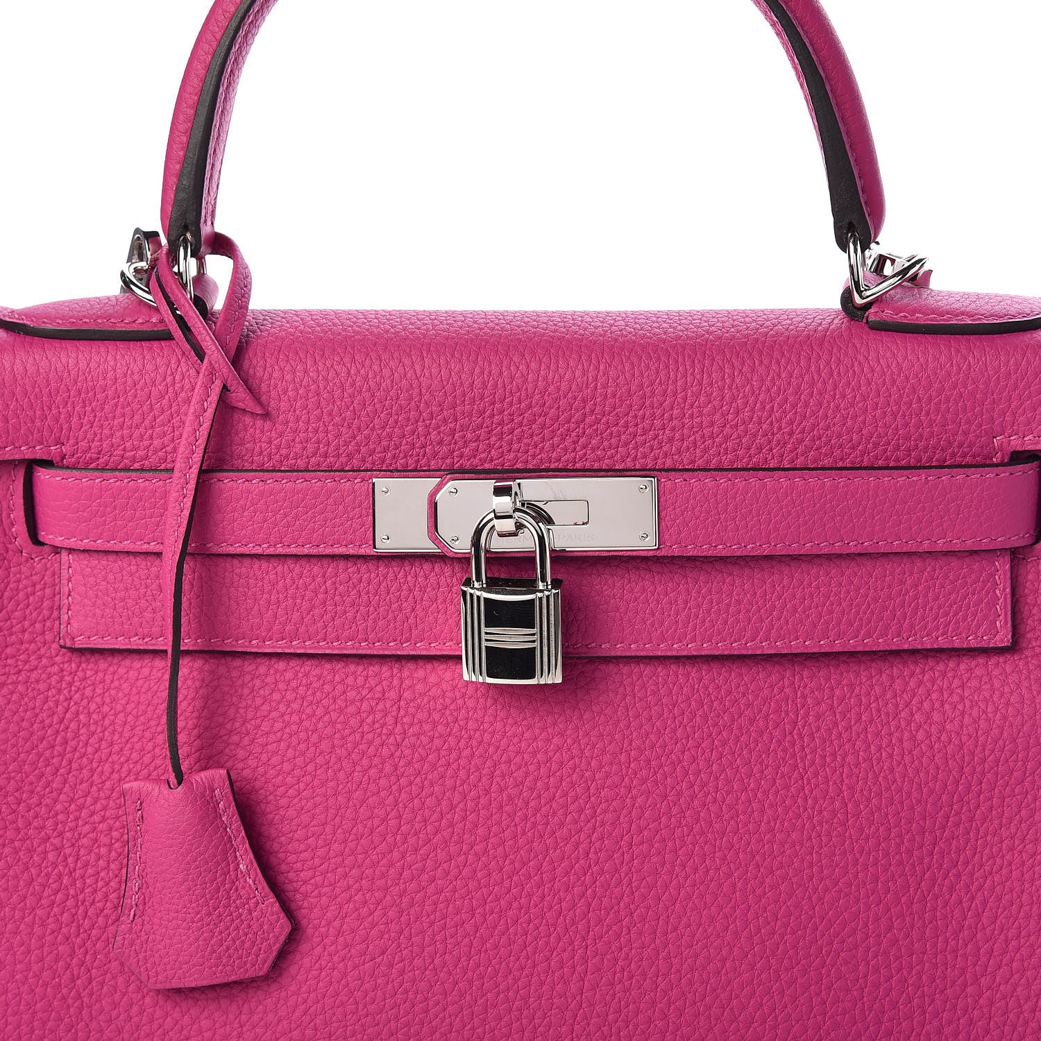 Hermes Togo Kelly Retourne 28 Rose Pourpre 10 of 12
