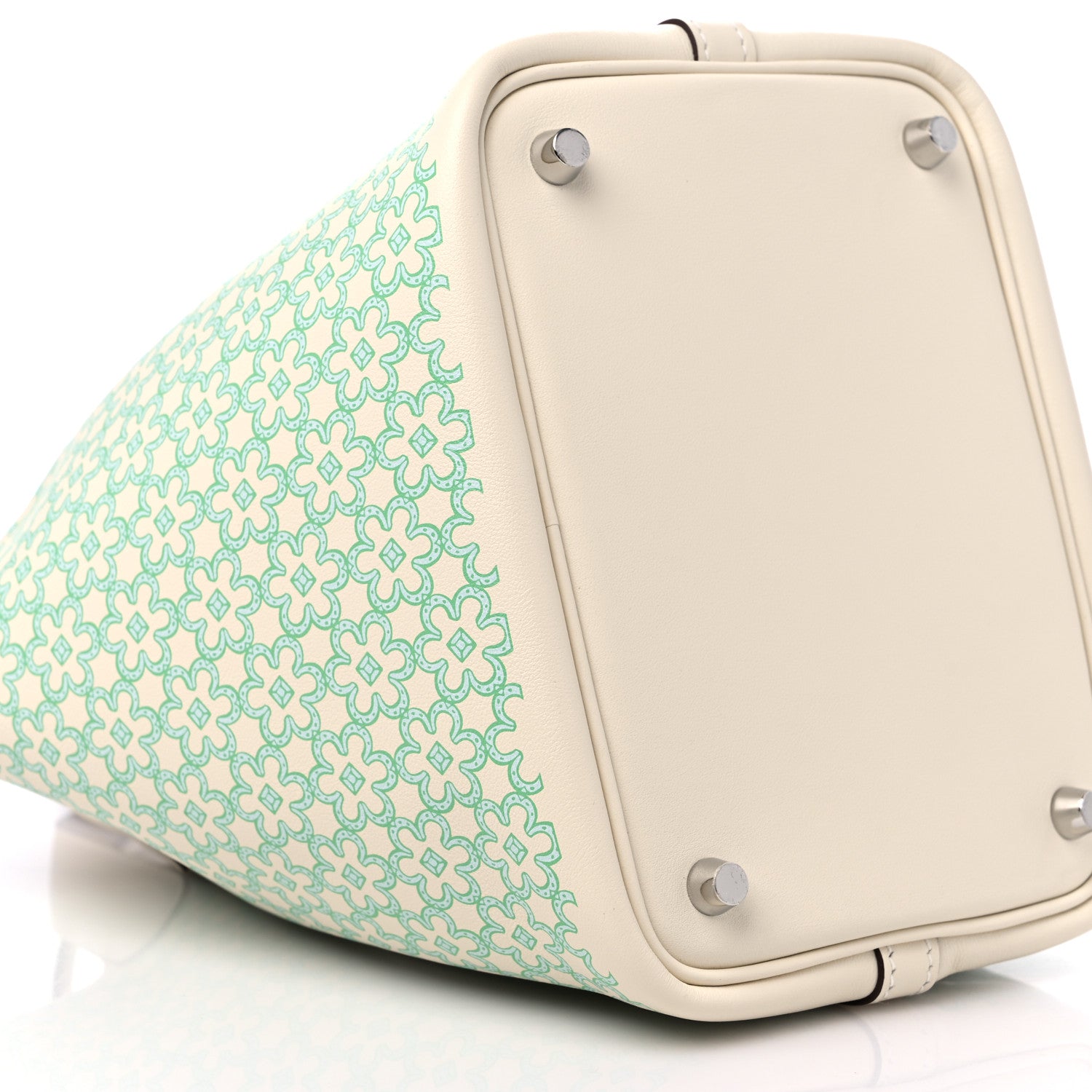 Hermes Swift Lucky Daisy Picotin Lock 18 PM Nata Vert 8 of 10