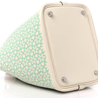 Hermes Swift Lucky Daisy Picotin Lock 18 PM Nata Vert 8 of 10
