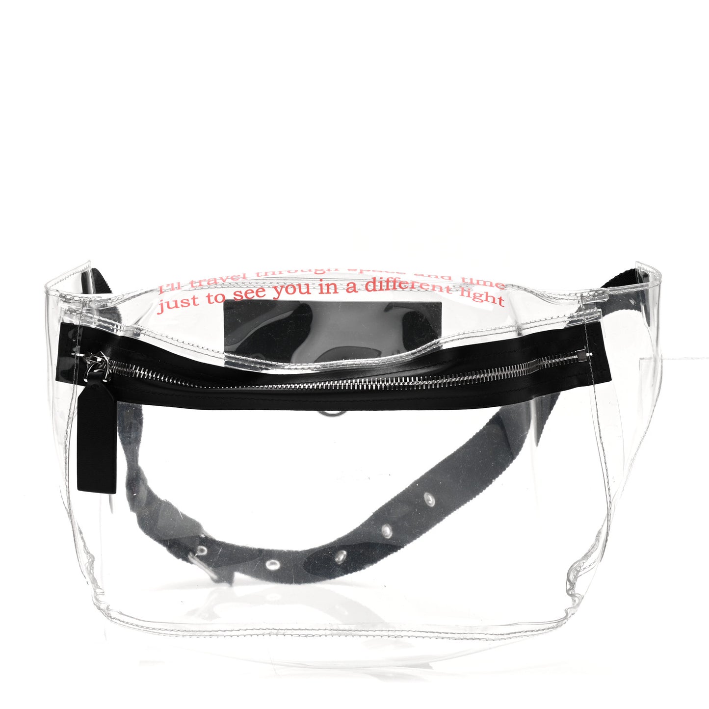 PVC VLTN Belt Bag Black