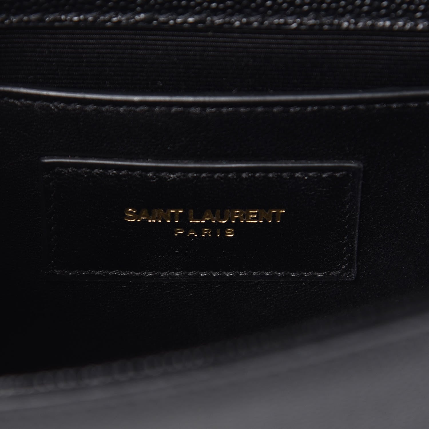 Saint Laurent Grain De Poudre Small Monogram Kate Satchel Black 6 of 9