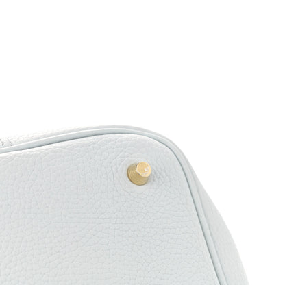 Hermes Taurillon Clemence Picotin Lock 22 MM Bleu Pale 11 of 13