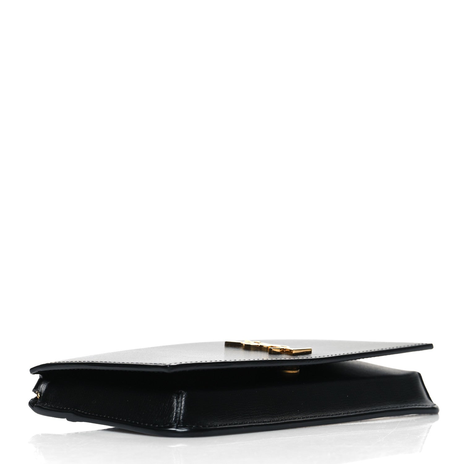 Saint Laurent Smooth Calfskin Monogram Phone Holder Crossbody Black 4 of 9